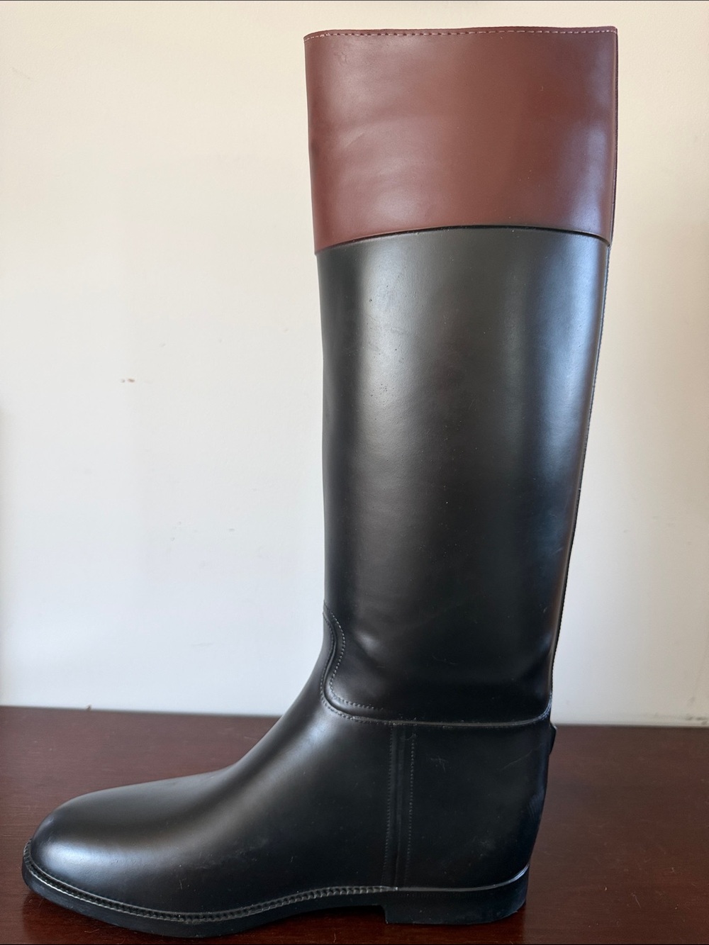 AIGLE Coupe Saumer Jumping Horseback Riding Boots Equestrian France Rubber US 10 - Picture 5 of 16